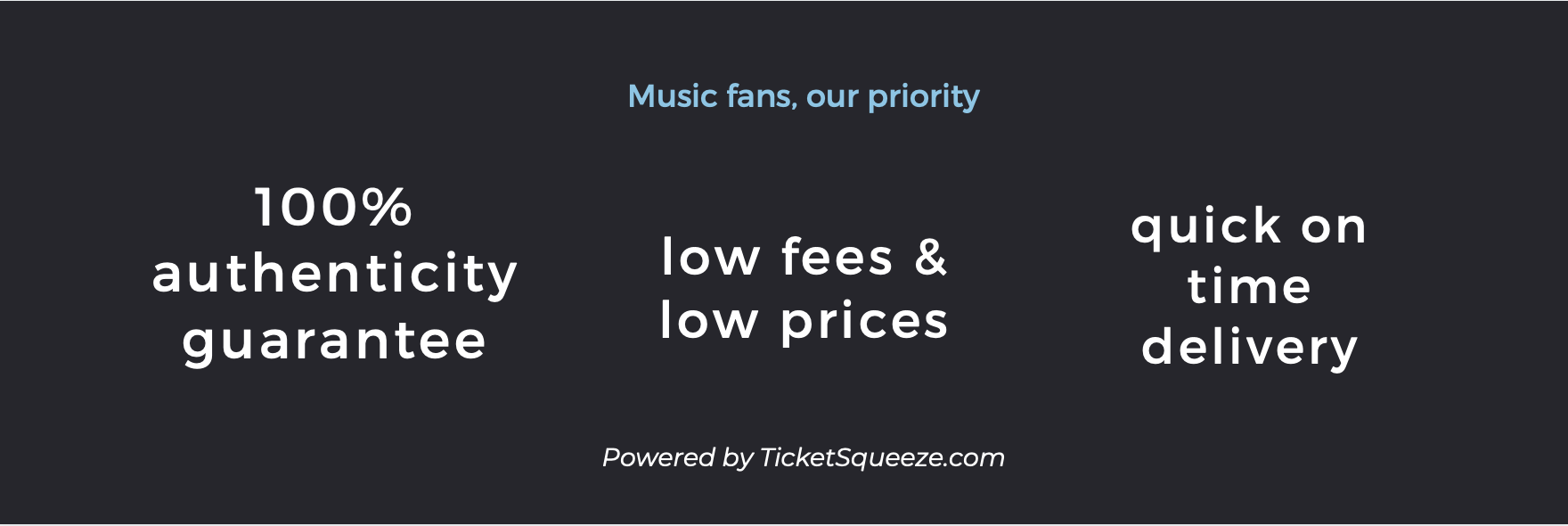 Showplace Theatre ticket guarantee