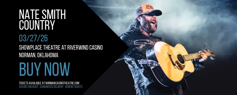 Nate Smith - Country at Showplace Theatre At Riverwind Casino