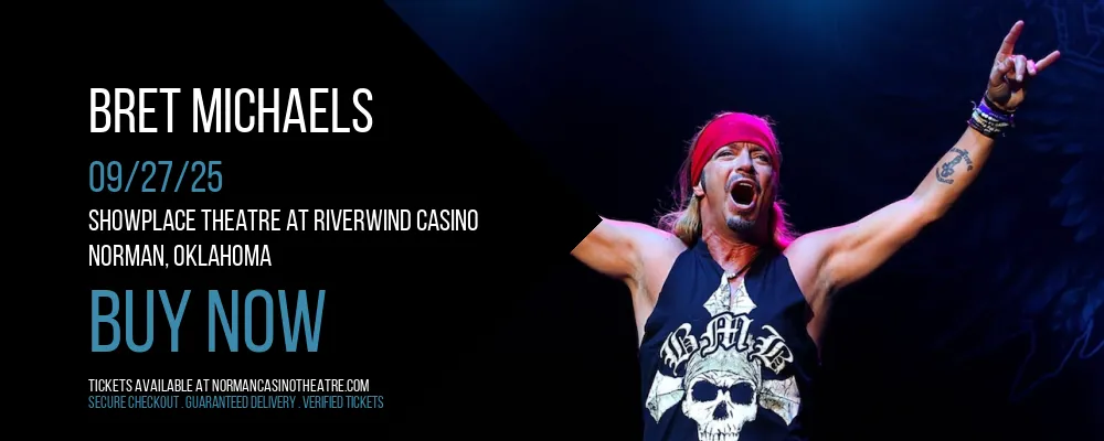 Bret Michaels at Showplace Theatre At Riverwind Casino